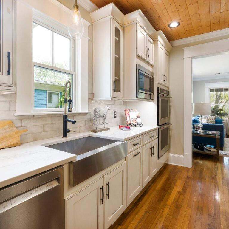 Tall Cabinets that Touch the Ceiling