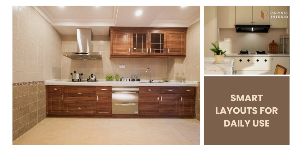Common Layouts Used in Normal Indian Kitchens