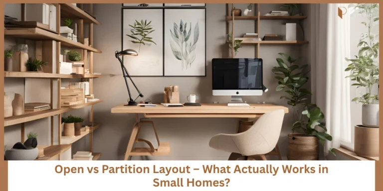 Open vs Partition Layout What Actually Works in a Small 1 BHK