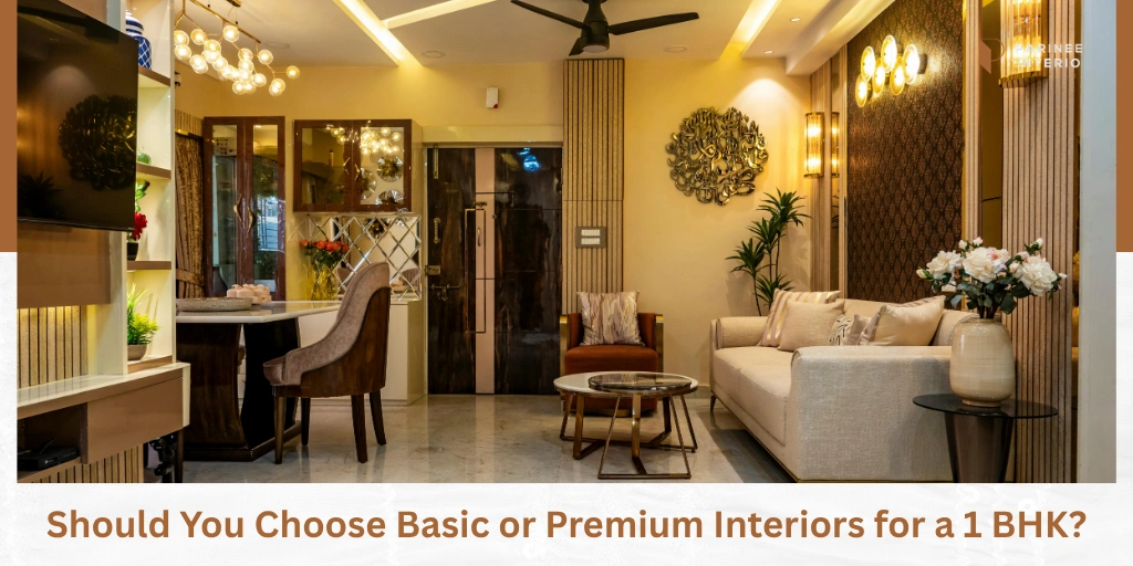 Read more about the article Basic vs Premium 1 BHK Interiors: Which Package Fits You?