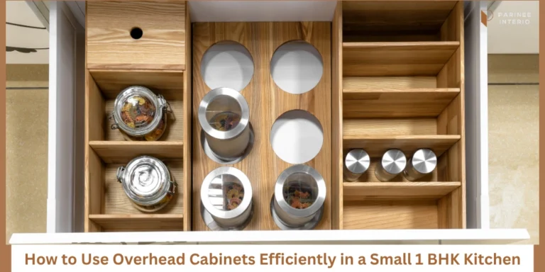 Best Overhead Cabinet Ideas for Small 1 BHK