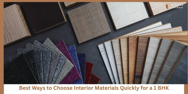 How to Finalise Interior Materials Faster Without Feeling Confused
