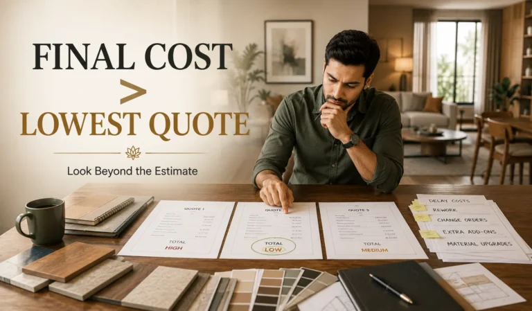 final cost lowest quote