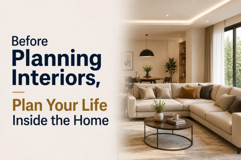 Before Planning Interiors, Plan Your Life Inside the Home