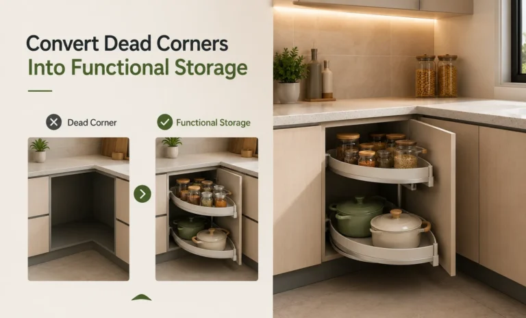 Convert Dead Corners Into Functional Storage
