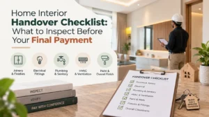 Read more about the article Home Interior Handover Checklist to Inspect Your Home Before Final Payment