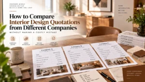 Read more about the article How to Compare Interior Design Quotations Without Making a Costly Mistake