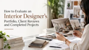 Read more about the article How to Evaluate an Interior Designer’s Portfolio, Reviews and Completed Projects