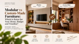 Read more about the article Modular vs Custom-Made Furniture for Your Home, Budget and Timeline