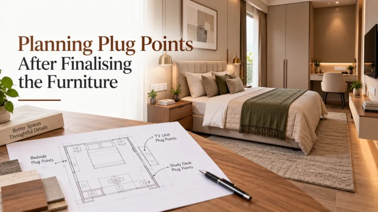 Planning Plug Points After Finalising the Furniture