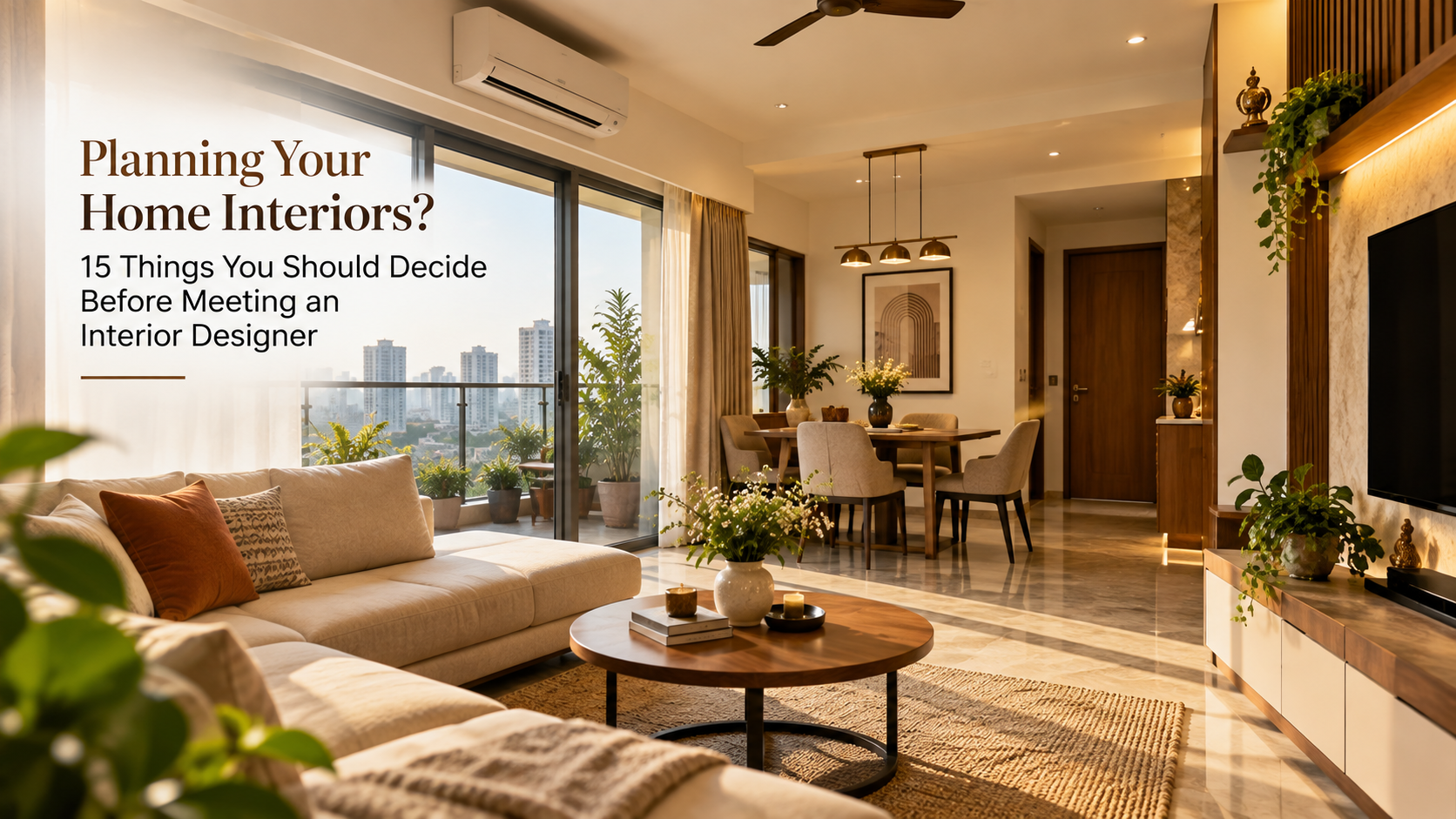 Read more about the article Planning Your Home Interiors? 15 Things to Decide Before Meeting an Interior Designer