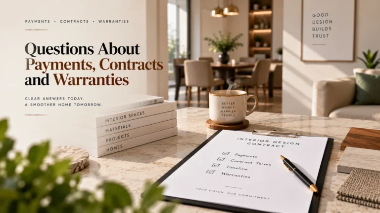 Questions About Payments, Contracts and Warranties