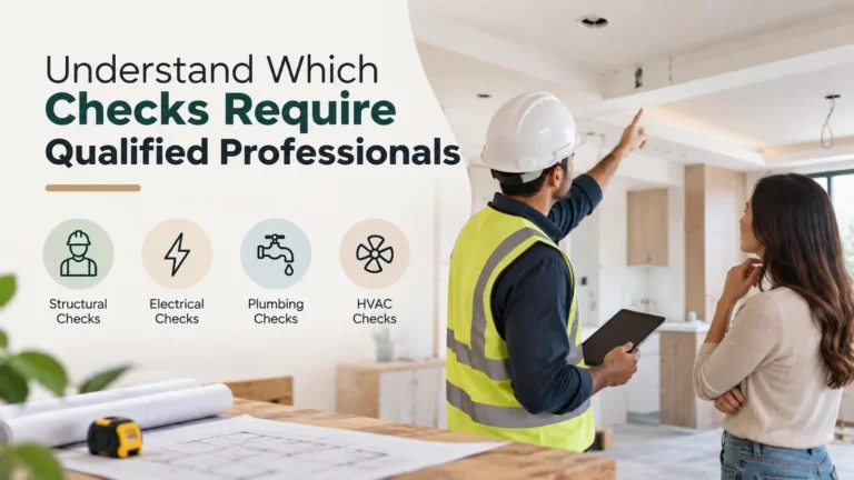 Understand Which Checks Require Qualified Professionals