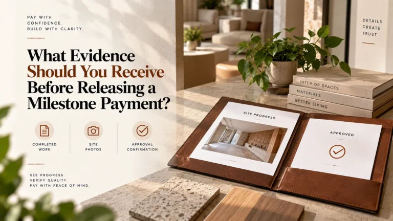 What Evidence Should You Receive Before Releasing a Milestone Payment