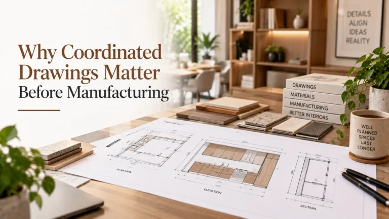 Why Coordinated Drawings Matter Before Manufacturing